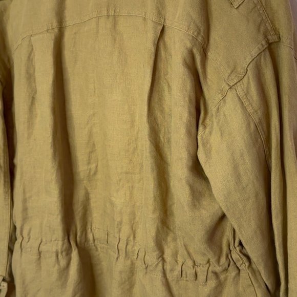 ZARA Jacket Utility cargo safari Tan Khaki Pocket Cropped XS - Picture 12 of 12